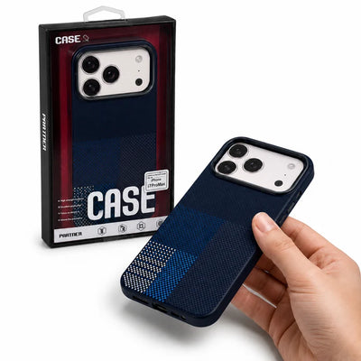 Blue IPhone 17 Pro Max Mobile Cover | Vintage | Anti-Scratch