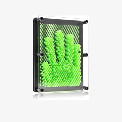 3D Pin Art Sensory Toy Needles Intellectual Fun Toy Plastic Pin Art Palm Board