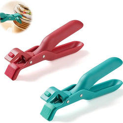 2 Pcs Hot Plate Gripper, Multi-Purpose Anti-Scald Bowl Holder Clip, Hot Bowl Holder for Hot Food, Pan Gripper Anti-Scalding Clip Hot Plate Gripper Hot Bowl Dish Gripper Clips Tongs Clamp for Kitchen