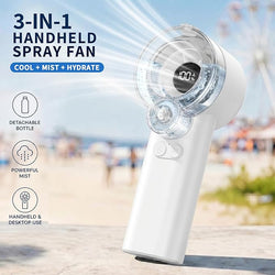 Misting Portable Handheld Fan |  Rechargeable Battery | Cooling Fan for Travel