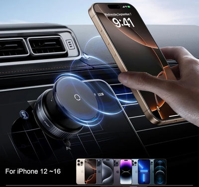 Vacuum Magnetic Suction Phone Holder