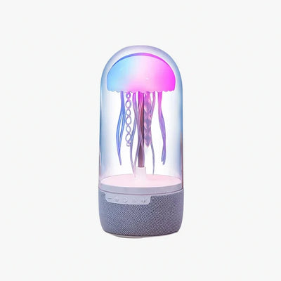 Colorful Jellyfish Lamp Bluetooth Speaker HiFi Stereo 1800mAh Sports Jellyfish Speaker with Lights