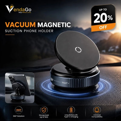 Vacuum Magnetic Suction Phone Holder